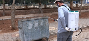 Mardin'de ilaçlama çalışmaları sürüyor 