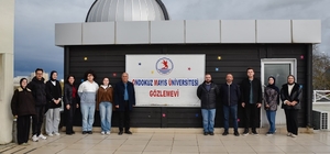 OMÜ’de Astronomi Eğitim/İş Gölgeleme Programı tamamlandı