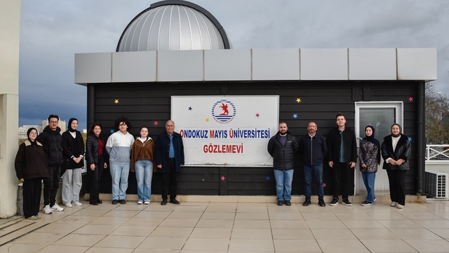 OMÜ'de Astronomi Eğitim/İş Gölgeleme Programı tamamlandı