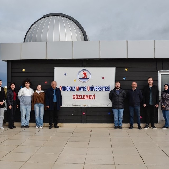 OMÜ'de Astronomi Eğitim/İş Gölgeleme Programı tamamlandı