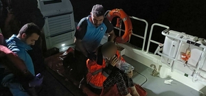 Ayvacık açıklarında ticari gemide yarlanan şahısın tıbbi tahliyesi yapıldı