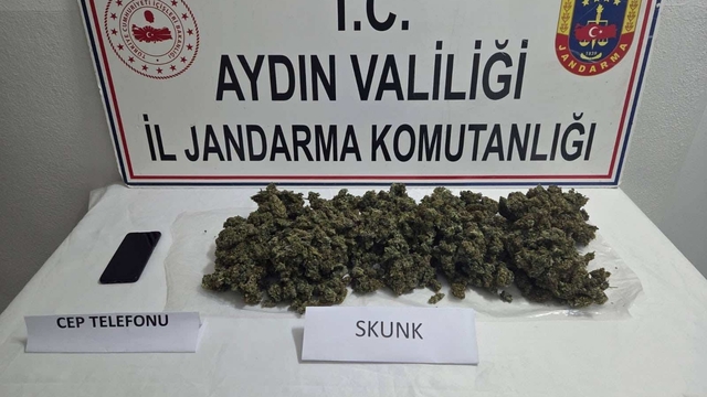 Didim'de yabancı uyruklu şahsın evinde 1 kilo uyuşturucu ele geçirildi
