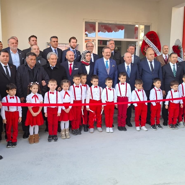 TOBB Buldan Anaokulu Hisarcıklıoğlu tarafından hizmete açıldı