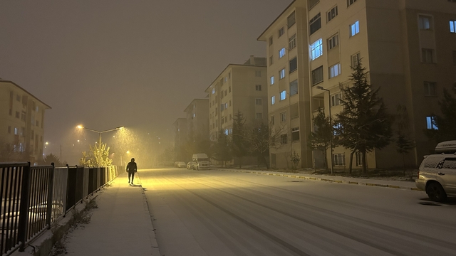 Van'da yoğun kar yağışı