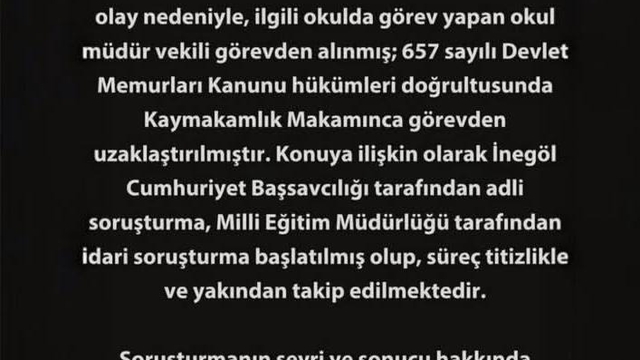 Okul müdürünün, öğrenciyi yakasından tutup yere savurduğu görüntülere inceleme (3)