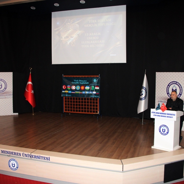 ADÜ'de Türk Dilinin Tarihi ve Birliği Konuşuldu