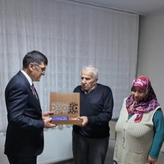 Başkan Eyüp Kahveci'den şehit polis Alaattin Özdemir'in ailesine ziyaret