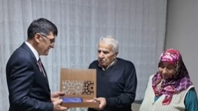 Başkan Eyüp Kahveci'den şehit polis Alaattin Özdemir'in ailesine ziyaret