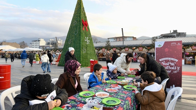Osmangazi'de yeni yıl heyecanı meydanı sardı