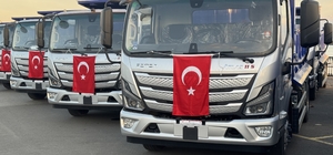 Tekirdağ Büyükşehir Belediyesinin 423 aracı hizmete alındı