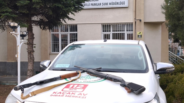 Erzincan'da yaban keçisi avlayan 3 kişiye 975 bin 563 lira ceza