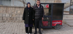 DHA haber yapmıştı; görme engelli eşini iş yerine götüren kadının isteği gerçek oldu