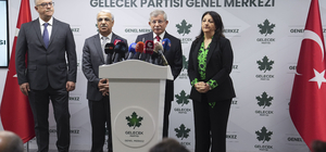 DEM Parti heyetinden Gelecek Partisi Genel Başkanı Davutoğlu'na ziyaret