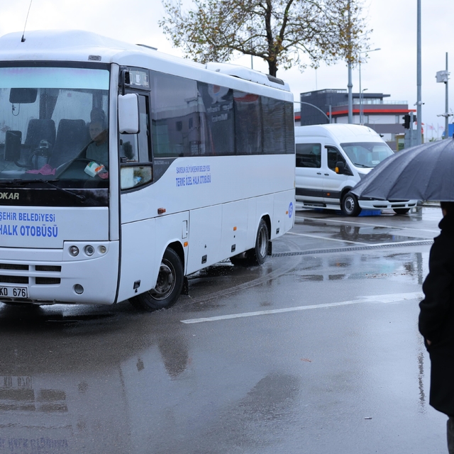 Terme'de toplu ulaşımda SAMKART dönemi başladı