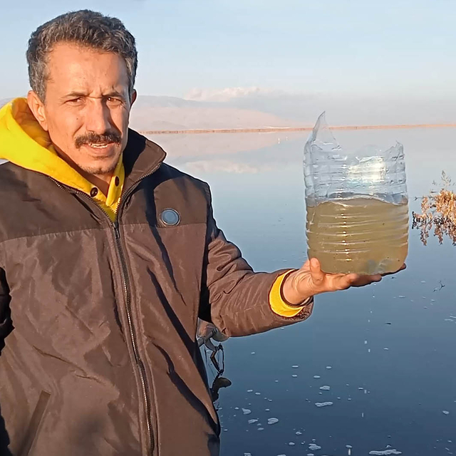 'Atıklar Eber Gölü'ndeki yaşamı yok etti'