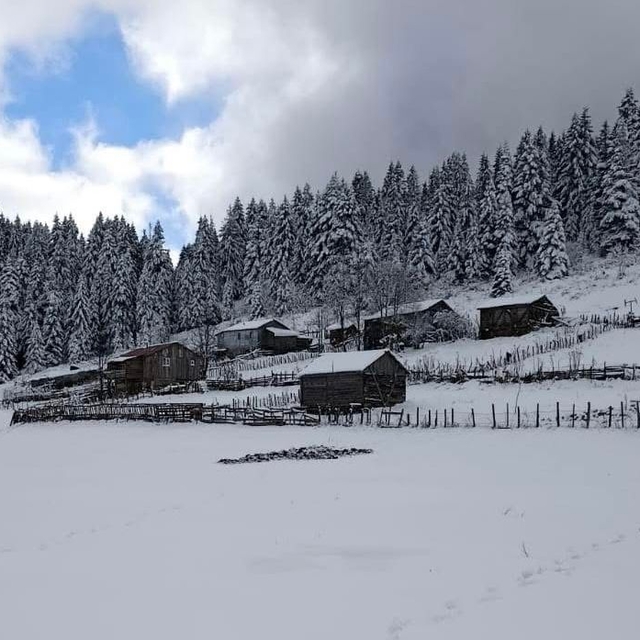 Ordu'nun yüksekleri beyaza büründü