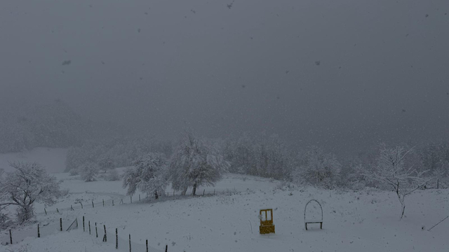 Samsun'un yüksek kesimlerinde kar etkili oldu