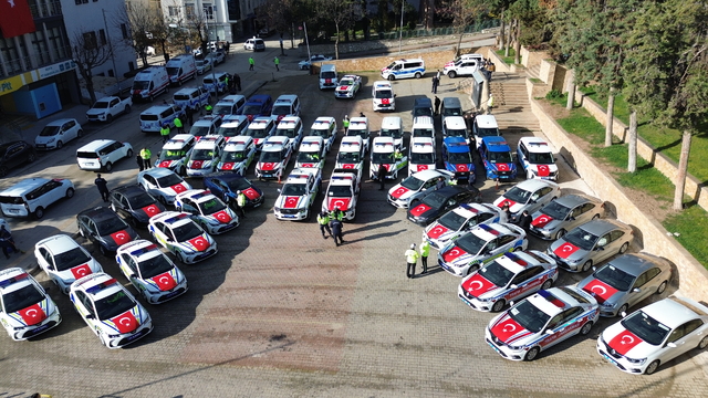 Bilecik'te emniyet ve jandarmaya yeni araçlar alındı