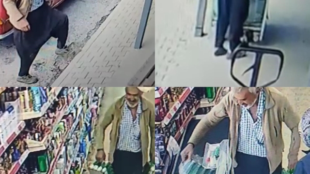 Mersin'de içleri ısıtan görüntü: Çamurlu ayakkabısını çıkardı, çorapla markette alışveriş yaptı