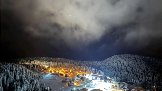 Giresun'da sahilde yağmur, yüksek kesimlerinde kar yağışı etkili oluyor