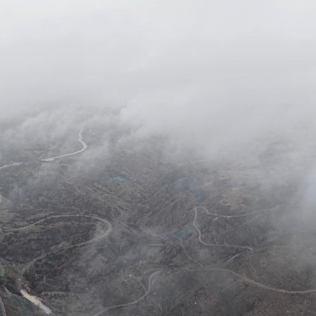 Çankırı'da sis etkili oldu