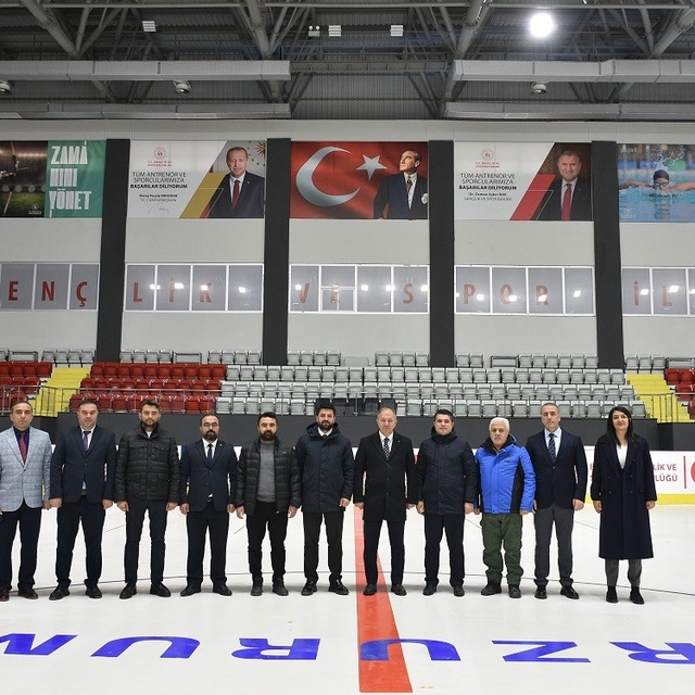 Erzurum GSİM buz  salonlarının çehresini değiştiriyor