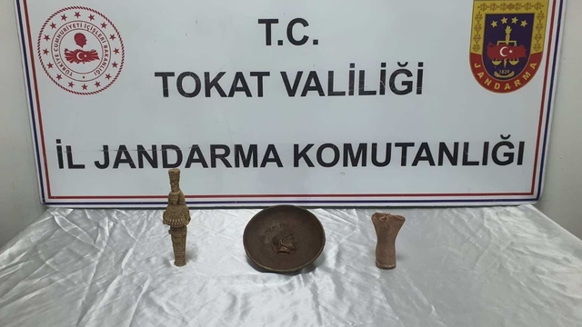Tokat'ta tarihi eser operasyonunda 1 kişi gözaltına alındı