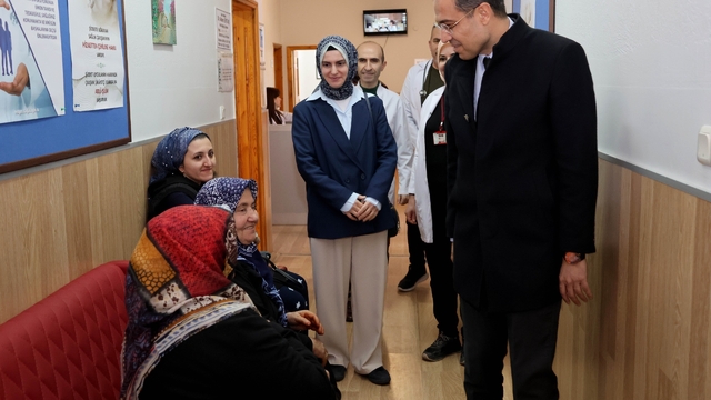 Erşan'dan aile sağlığı merkezlerine ziyaret