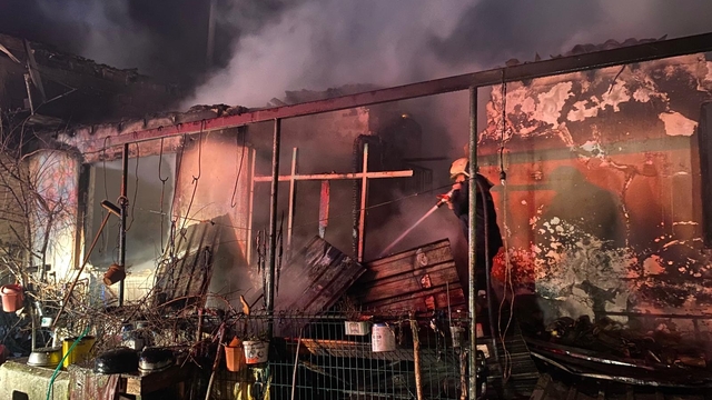 Edirne'de müstakil evde çıkan yangın söndürüldü