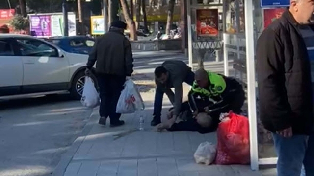 Polisin ilk yardım müdahalesi hayat kurtardı
