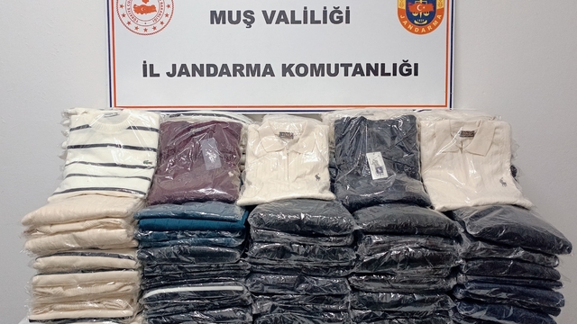 Muş'ta 1 milyon 820 bin TL'lik sahte ürün ele geçirildi