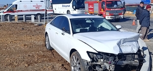 Konya’da iki otomobil çarpıştı: 2 yaralı