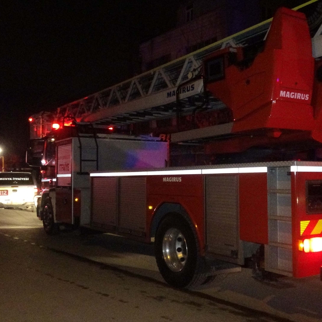 Konya'da patlamanın ardından çıkan yangında bedensel engelli  öldü