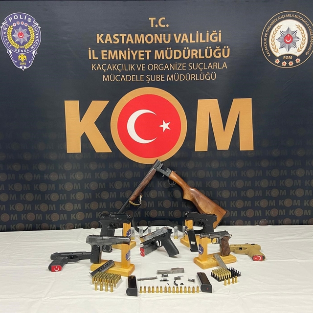 Kastamonu'da kaçak silah operasyonu: 1 tutuklama