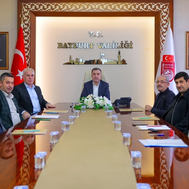 Bayburt'ta ekonomik yatırımlar değerlendirildi