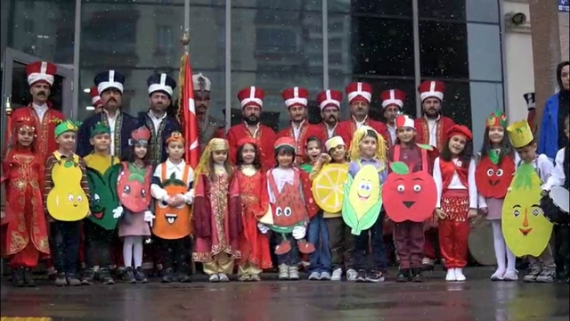 Minik öğrencilerin 'Yerli Malı Haftası' sevinci