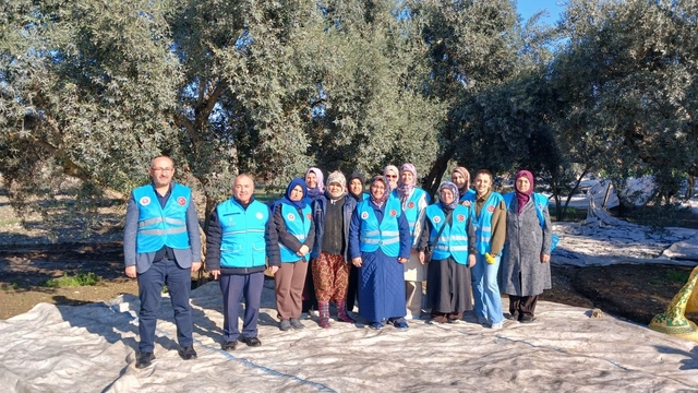 Yatağan'da zeytin hasadı ve bereket duası yapıldı
