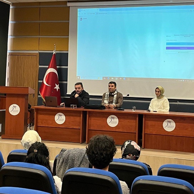 KBÜ'de LEOS, uluslararası öğrencilere tanıtıldı