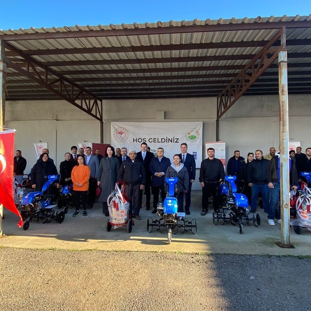 Sinop'ta üreticiye yüzde 100 hibeli makine desteği