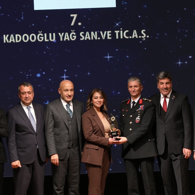 Kadooğlu Yağ, "İhracatın Yıldızları 2025"te 7. sırada