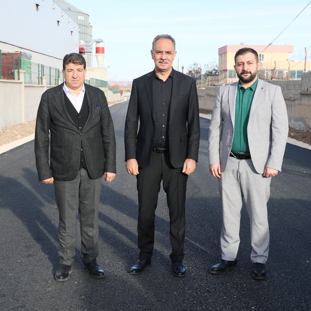 Eyyübiye'deki yol çalışması tamamlandı