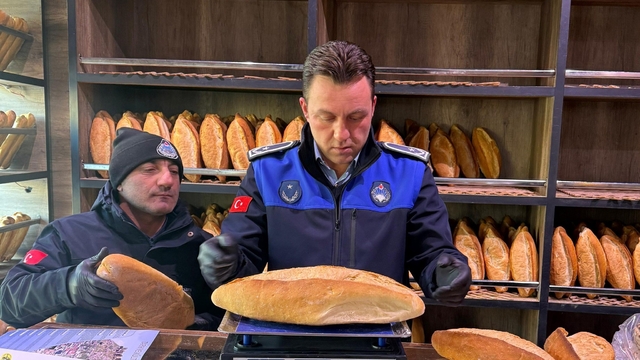 Bayburt'taki fırınlarda hijyen ve gramaj denetimi yapıldı