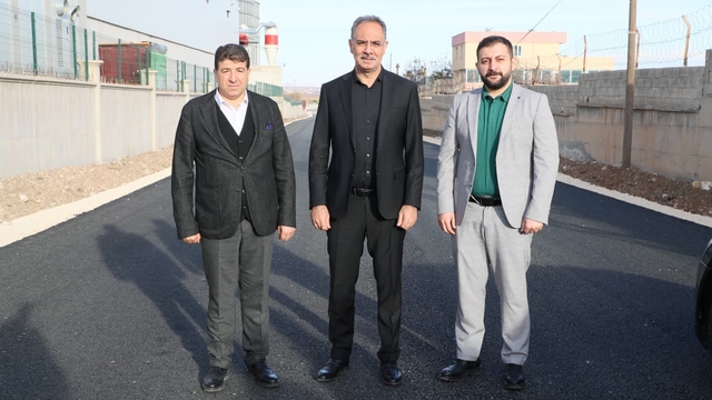 Eyyübiye'deki yol çalışması tamamlandı