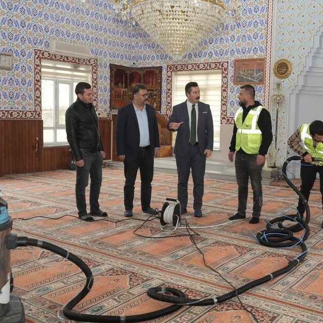 Yenişehir'de camiler üç aylara hazırlanıyor