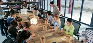 Nilüfer'de çocuklar sanatla iç içe