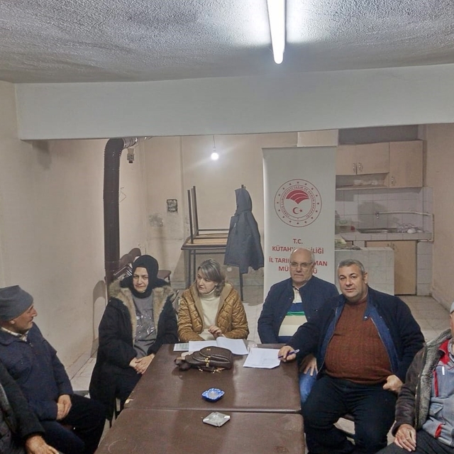 Kütahya'da çiftçi toplantıları düzenlendi