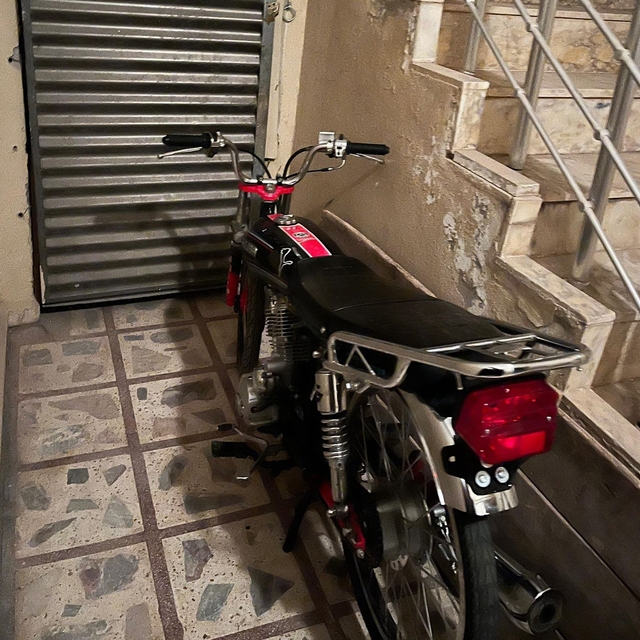 Park halindeki motosiklet çalındı