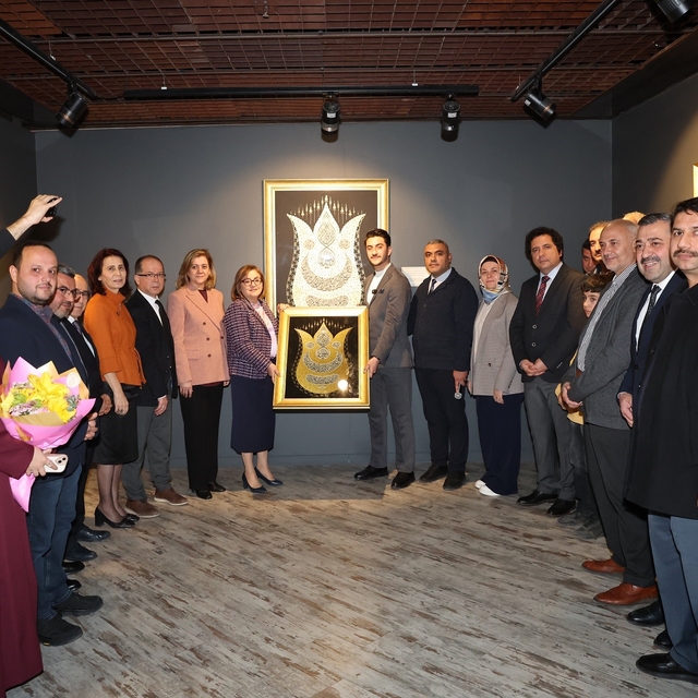 Gaziantep Büyükşehir'den "Kalemden Kalbe" Hüsn-i hat sergisi