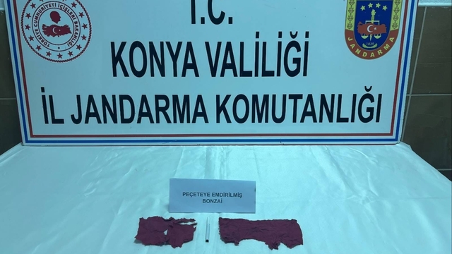 Konya'da jandarmadan uyuşturucu operasyonu