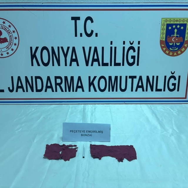 Konya'da jandarmadan uyuşturucu operasyonu